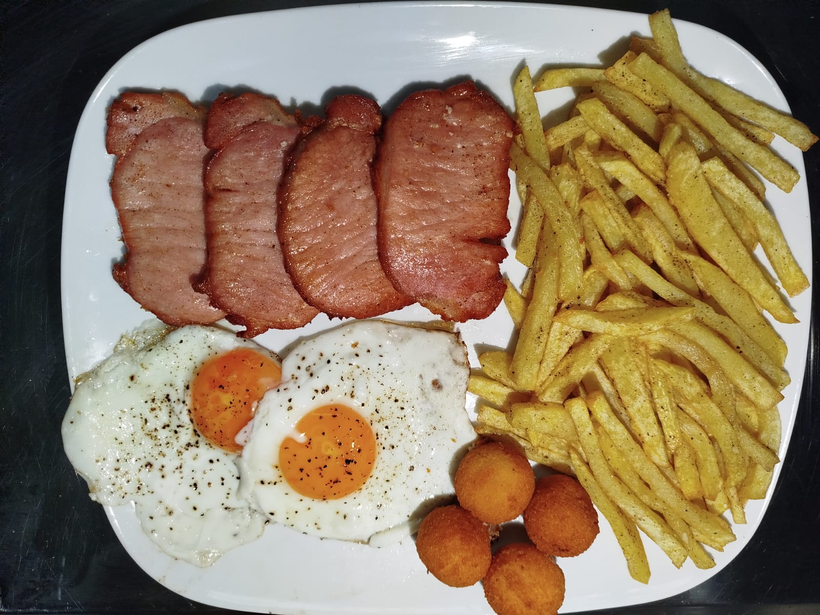Plato combinado de lomo