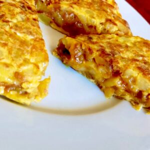 Tortilla De Patata con cebolla